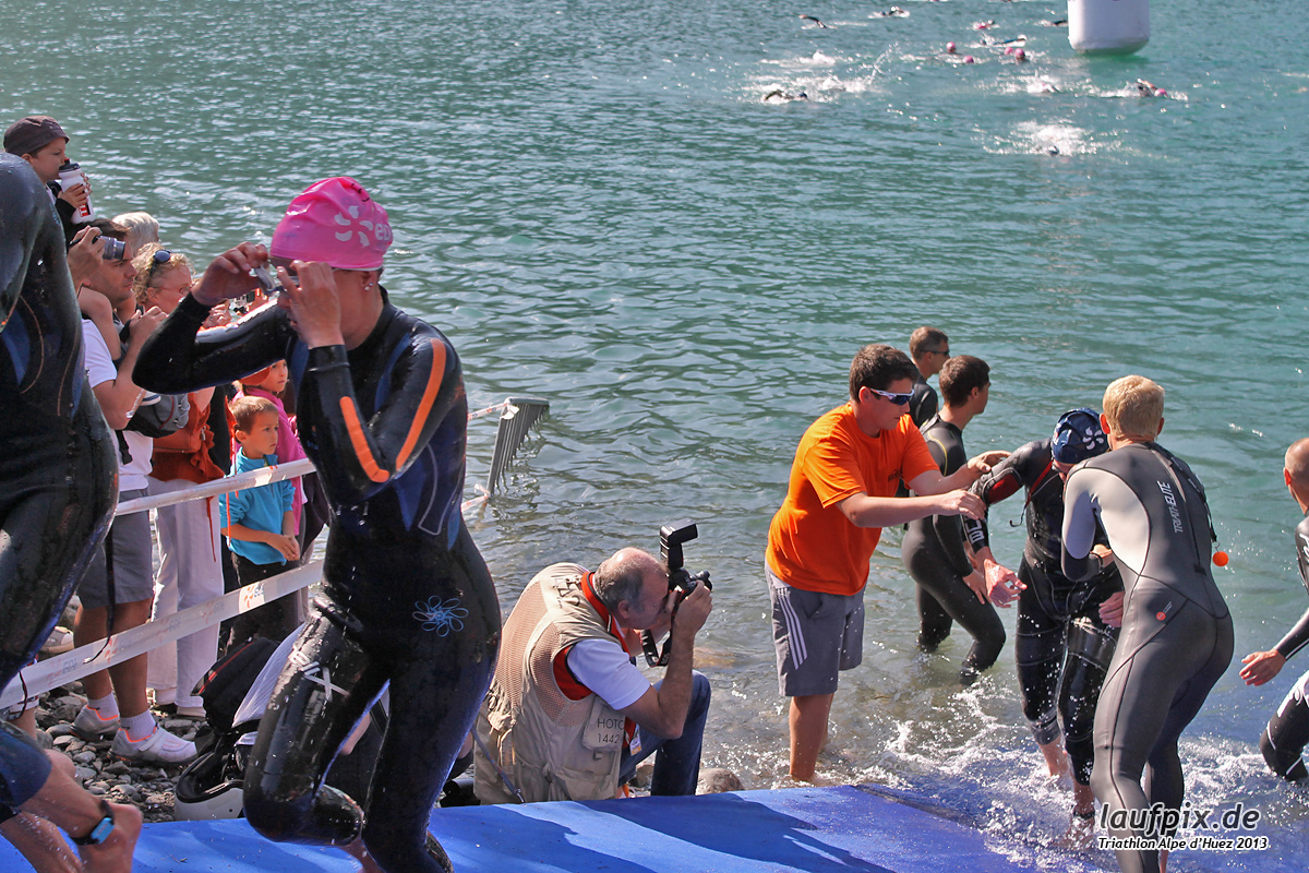 Triathlon Alpe d'Huez - Swim 2013 - 55